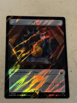 mtg surge foil token Fish // Copy, 0042/0055, Doctor Who, unplayed - Image 2