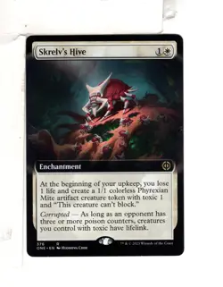 MTG SkeenAB Skrelv's Hive BORDERLESS from Phyrexia AWBO. NM. - Image 1