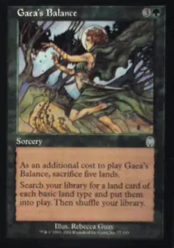 Gaea's Balance - Apocalypse: #77, Magic: The Gathering Nm R106 - Image 1