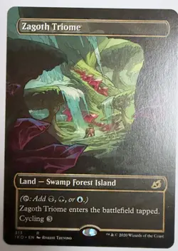 Zagoth Triome - Borderless - Ikoria Lair of Behemoths (MTG) - Image 1