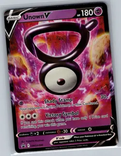 Unown V SWSH300 SWSH: Sword & Shield Promo Cards - Pokemon Card - NM - Image 1