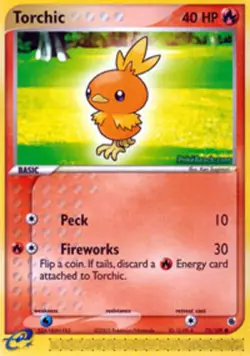 Pokemon - Torchic - 73/109 - Common - EX Ruby and Sapphire - NM - Image 1