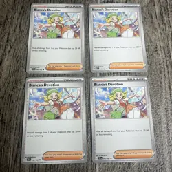 4x Bianca's Devotion Temporal Forces 142/162 Pokemon TCG Card NM/M Regular - Image 1