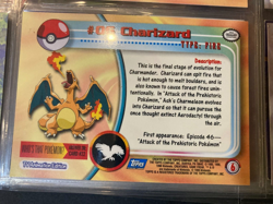1999 Topps Pokemon TV Animation Series 1 Blue Label #06 Charizard never played - Image 2