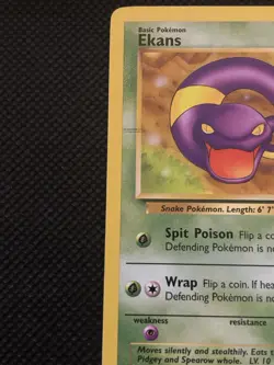 Pokemon Error Misprint Ink Line Printer Hickey 1999 Ekans Fossil WOTC Vintage - Image 1
