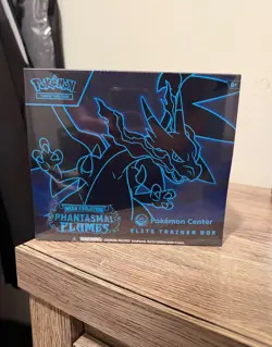 Phantasmal Flames Pokemon Center Elite Trainer Box ETB Sealed - Image 1