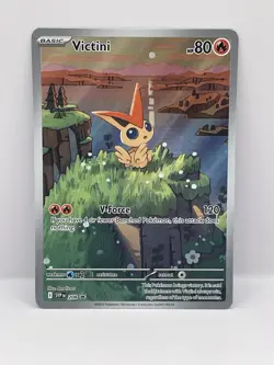 Pokemon TCG Victini SVP 208 Promo Illustration - Image 1