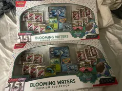 Pokemon TCG Scarlet & Violet 151 Blooming Waters Premium Collection X2 Sealed - Image 1