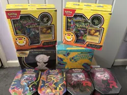 Ascended Heroes & Mega Evolution Etb Tins And Pokemon Day Bundle - Image 1