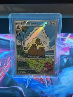 Pokemon TCG: Alolan Dugtrio 208/191 Illustration Rare SV08: Surging Sparks NM - Image 1