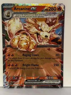 Arcanine ex - 032/198 SV01: Scarlet & Violet Base Set NM Pokemon Fast Ship - Image 1