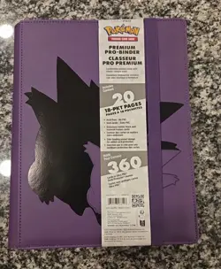 Pokemon ULTRA PRO 9 POCKET STRAP BINDER ELITE GENGAR Q3-2025 NO ZIPPER - Image 3