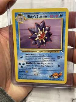 2000 POKEMON GYM HEROES MISTY'S STARMIE 56/132 (UNCOMMON) NM/MT VINTAGE POKEMON - Image 1