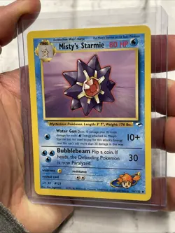 2000 POKEMON GYM HEROES MISTY'S STARMIE 56/132 (UNCOMMON) NM/MT VINTAGE POKEMON - Image 2