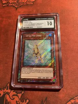 Yu-Gi-Oh Treeborn Frog Platinum Secret Rare Card RA03-EN161. GEM MINT 10 - Image 4