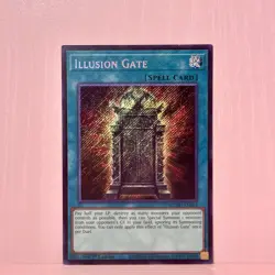YuGiOh! Illusion Gate (Secret Rare) MZMU-EN023 1st Edition NM Maze of Muertos - Image 2