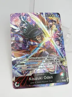 One Piece Kouzuki Oden EB01-001 Alt Art English NM Foil - Image 2