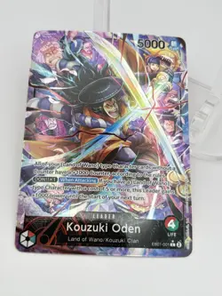 One Piece Kouzuki Oden EB01-001 Alt Art English NM Foil - Image 3