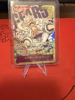 Monkey D. Luffy Alt Art OP05-119 SEC Awakening of the New Era ONE PIECE Japanese - Image 1