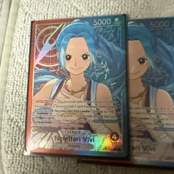 🔥4x One Piece Nefeltari Vivi Leader Alt Art EB03-001 Heroines Edition English🔥 - Image 2