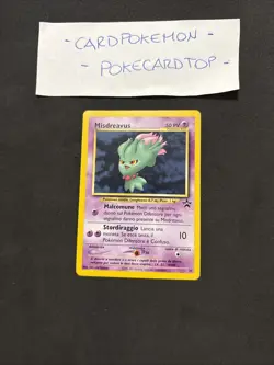 Pokemon Card Misdreavus 39-Ita-No Holo-Promo-nm! - Image 1