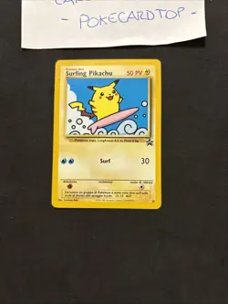 Pokemon Card Surfing Pikachu 28-Ita-No Holo-Promo-Good! - Image 3