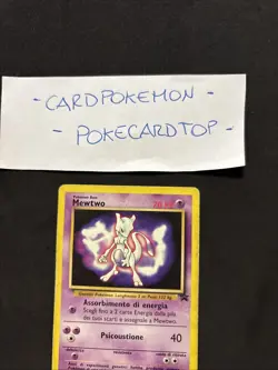 Pokemon Card Mewtwo 3-Ita-No Holo-Promo-Good! - Image 2