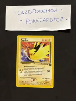 Pokemon Card Zapdos 23-Ita-No Holo-Promo-Exc! - Image 1
