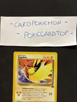 Pokemon Card Zapdos 23-Ita-No Holo-Promo-Exc! - Image 2