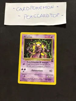 Pokemon Card Mewtwo 14-Promo-Ita-No Holo-Nm! - Image 1