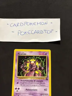 Pokemon Card Mewtwo 14-Promo-Ita-No Holo-Nm! - Image 2