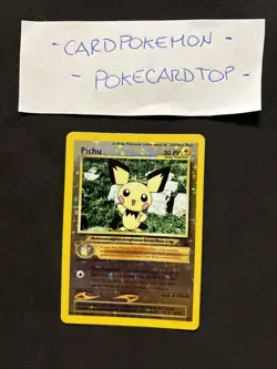 Pokemon Card Pichu 35- Promo-Ita-Holo Reverse-nm! - Image 1