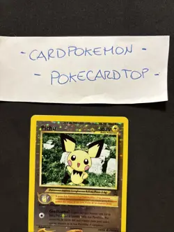 Pokemon Card Pichu 35- Promo-Ita-Holo Reverse-nm! - Image 2