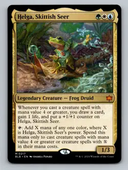 Helga, Skittish Seer M Bloomburrow 217 NM - Image 1