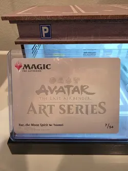 2025 MTG Avatar the Last air bender Yue the moon Spirit Art Series 7 of 54 - Image 3