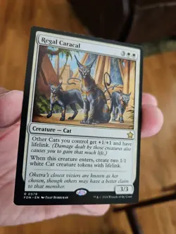 MTG Regal Caracal NM Foundations 0579 - Image 1