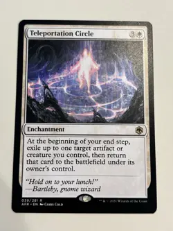MTG Teleportation Circle #039 Adventures in the Forgotten Realms Mint - Image 1