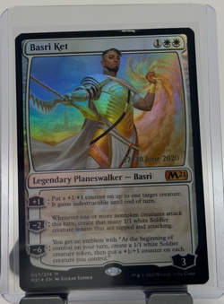 MTG, Basri Ket Prerelease FOIL LP 7 Core Set 2021 Foil - Image 1