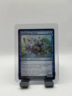 MTG, Mischievous Mystic $3 ORDER MIN 47 NM FDN Foundations Regular - Image 1