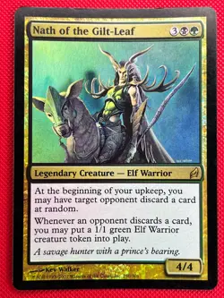 MTG Foil 1X Nath of the Gilt-Leaf X1 Lorwyn Magic - LP/MP - Image 1