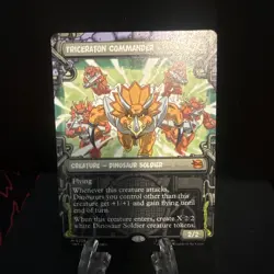 Triceraton Commander (Showcase) - 226 - TMT - NM - MTG Magic the Gathering - Image 1