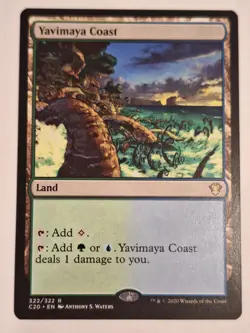 Yavimaya Coast - Commander: 2020 - Magic the Gathering MTG Nice! - Image 1