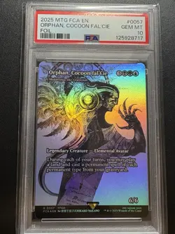 2025 MTG FINAL FANTASY: THROUGH THE AGES FOIL ORPHAN, COCOON FAL'CIE PSA 10 - Image 1