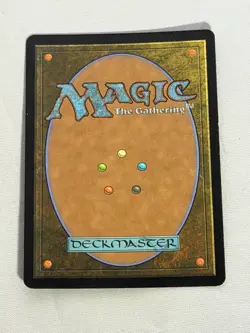 MTG FOIL Signed Deserted Temple Odyssey Magic the Gathering - Image 2