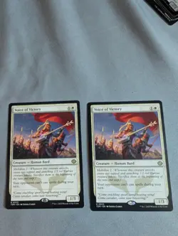 Voice of Victory Tarkir: Dragonstorm Regular TWO COPIES lp to nm - Image 1
