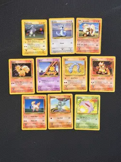 10+ Vintage Pokemon Cards – 1999 Base Set Collection Lot – NM – - Image 1