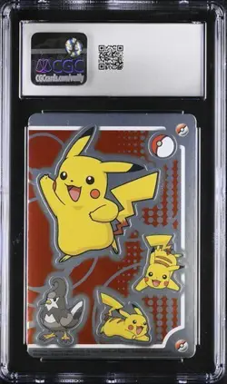 CGC 8.5 JAPANESE POKEMON BANDAI CARDDASS PIKACHU RISE OF DARKRAI 2007 SEAL 85 - Image 2