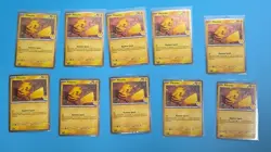Pokemon Pikachu 2026 Pokemon Day Stamped Card Lot 10 Total - Image 1