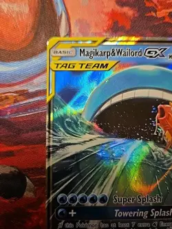 Magikarp & Wailord GX SM166 Sun & Moon Promo Holo Pokemon TCG Clean Copy 💎 - Image 2