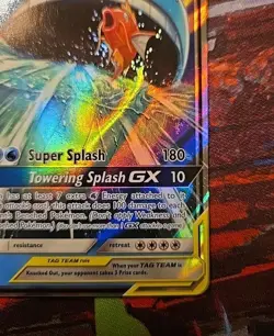 Magikarp & Wailord GX SM166 Sun & Moon Promo Holo Pokemon TCG Clean Copy 💎 - Image 4
